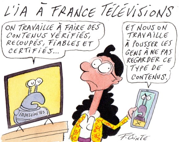 Dessin: France Télévisions mise sur une adoption pragmatique de l’IA générative